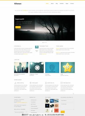 簡約風格網站設計 圖片與網頁的精煉美學